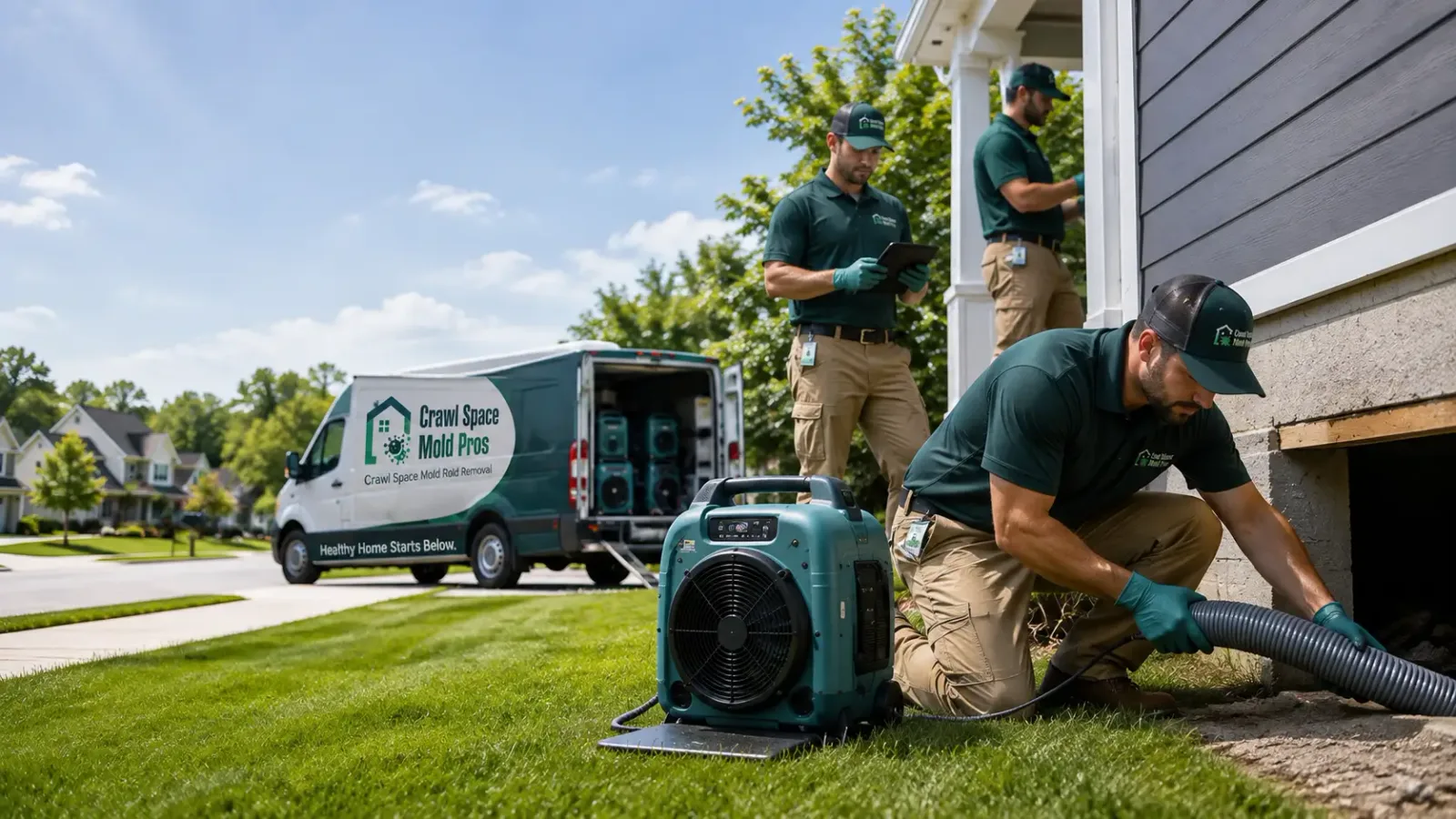 Crawl Space Mold Removal in Park, KS